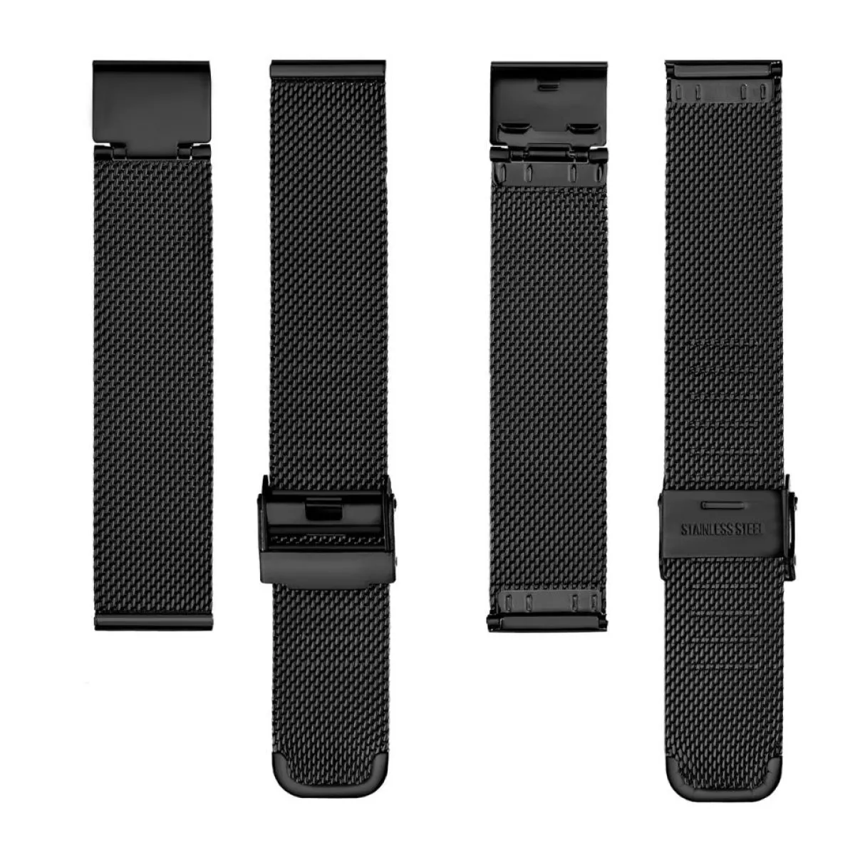 Amelia Parker Montres|Montre Femme Coral en Acier noire