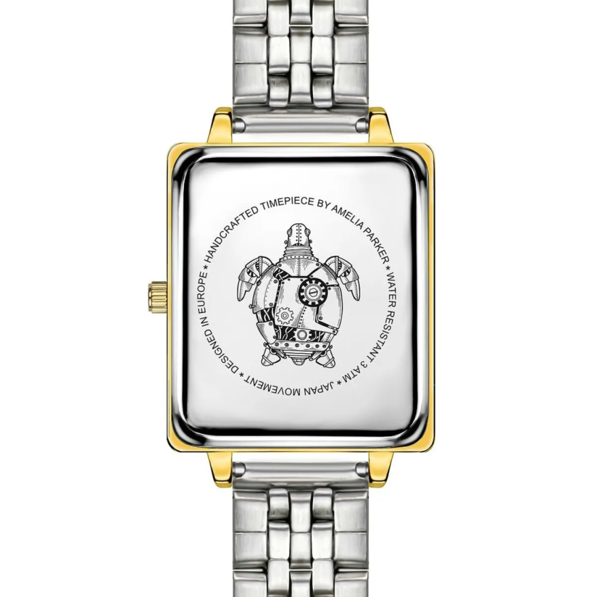 Amelia Parker Montres|Montre Femme Desert en Acier doré/argenté