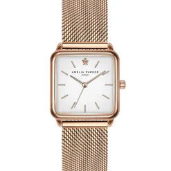 Amelia Parker Montres|Montre Femme en Acier Bay rose doré