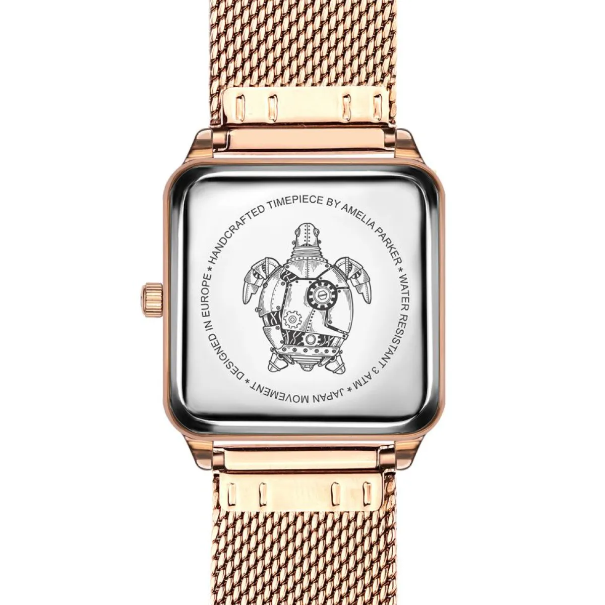 Amelia Parker Montres|Montre Femme en Acier Bay rose doré