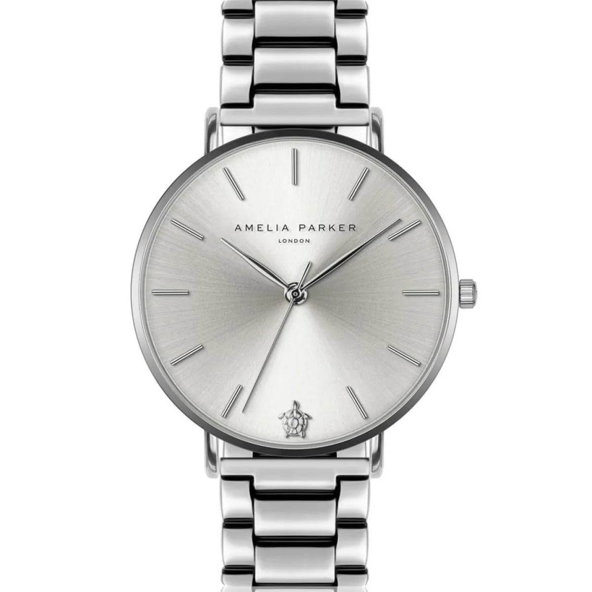 Amelia Parker Montres|Montre Femme en Acier Capsule Grey argentée