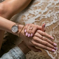 Amelia Parker Montres|Montre Femme en Acier Classique rose doré