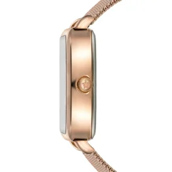 Amelia Parker Montres|Montre Femme en Acier Gold Plaza rose doré