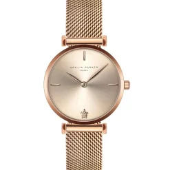 Amelia Parker Montres|Montre Femme en Acier Gold Shore rose doré