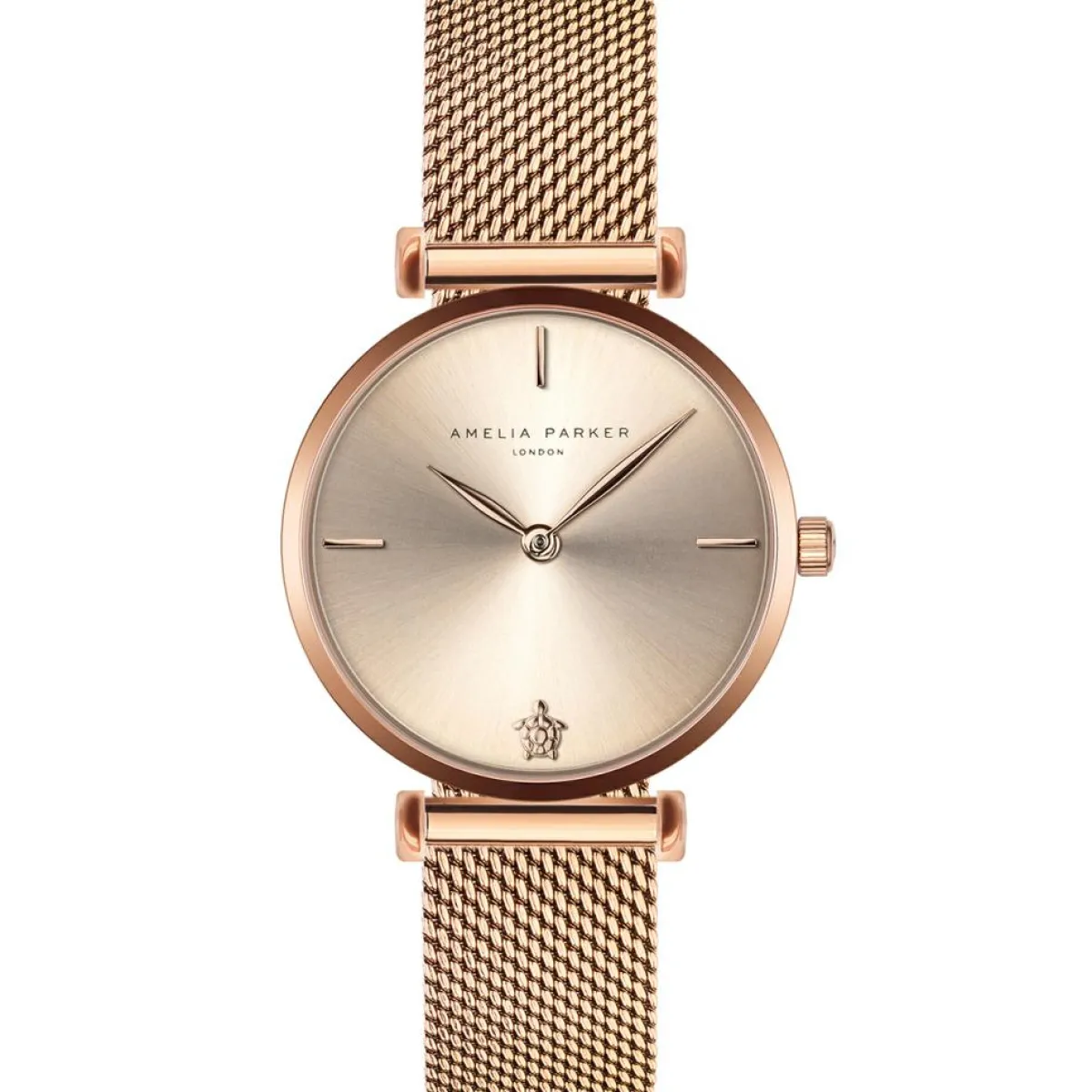Amelia Parker Montres|Montre Femme en Acier Gold Shore rose doré