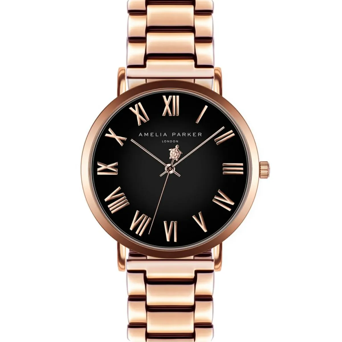 Amelia Parker Montres|Montre Femme en Acier Grand rose doré