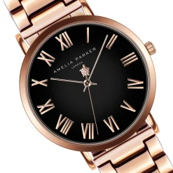Amelia Parker Montres|Montre Femme en Acier Grand rose doré
