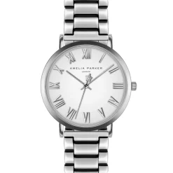 Amelia Parker Montres|Montre Femme en Acier Grand argentée