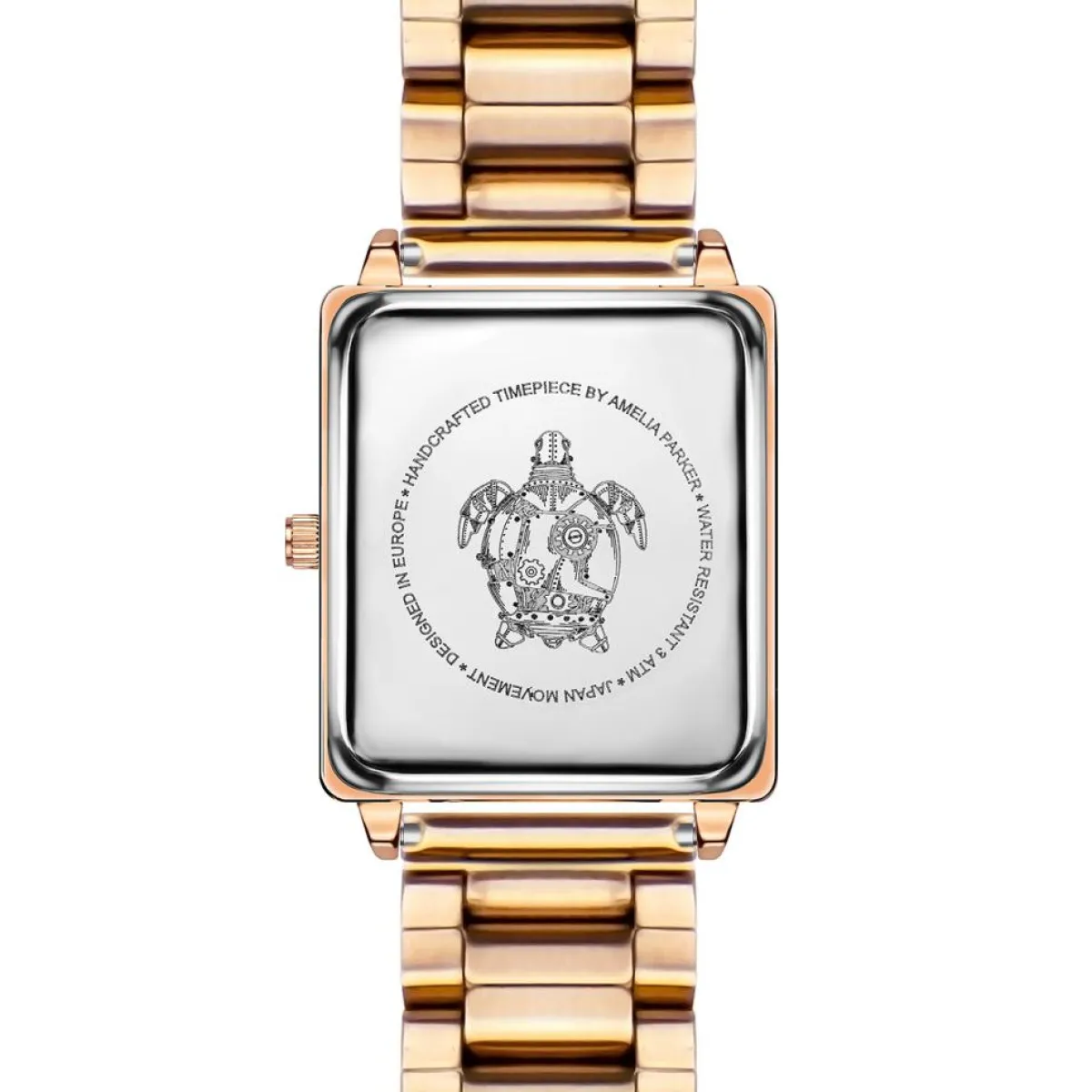 Amelia Parker Montres|Montre Femme en Acier Joyful Journey rose doré