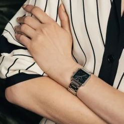 Amelia Parker Montres|Montre Femme en Acier Night Voyage argentée