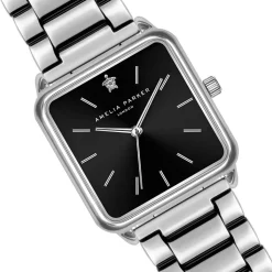 Amelia Parker Montres|Montre Femme en Acier Night Voyage argentée