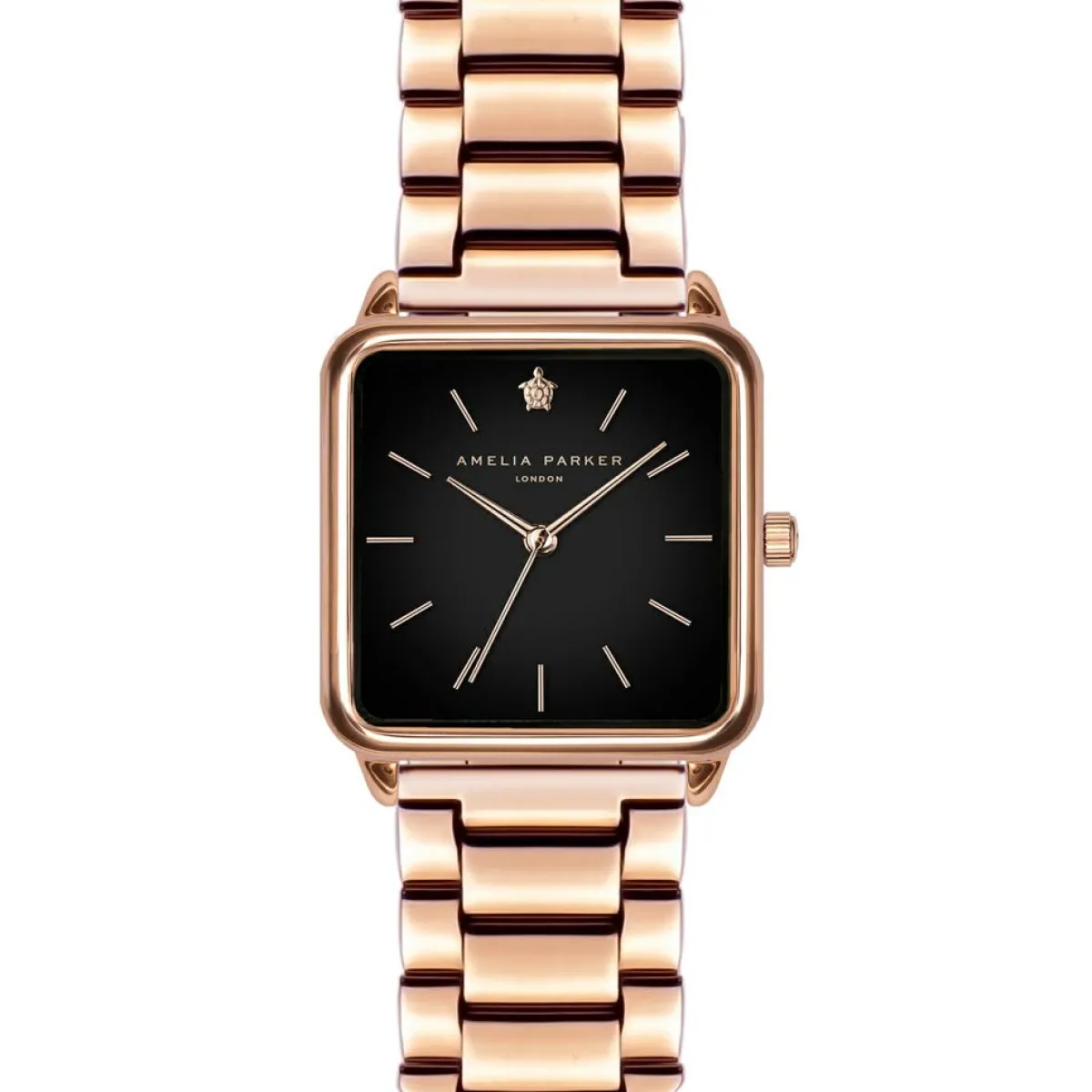 Amelia Parker Montres|Montre Femme en Acier Night Plaza rose doré