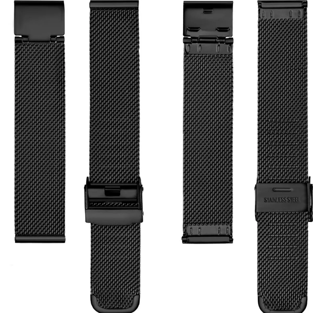 Amelia Parker Montres|Montre Femme en Acier Night Plaza noire