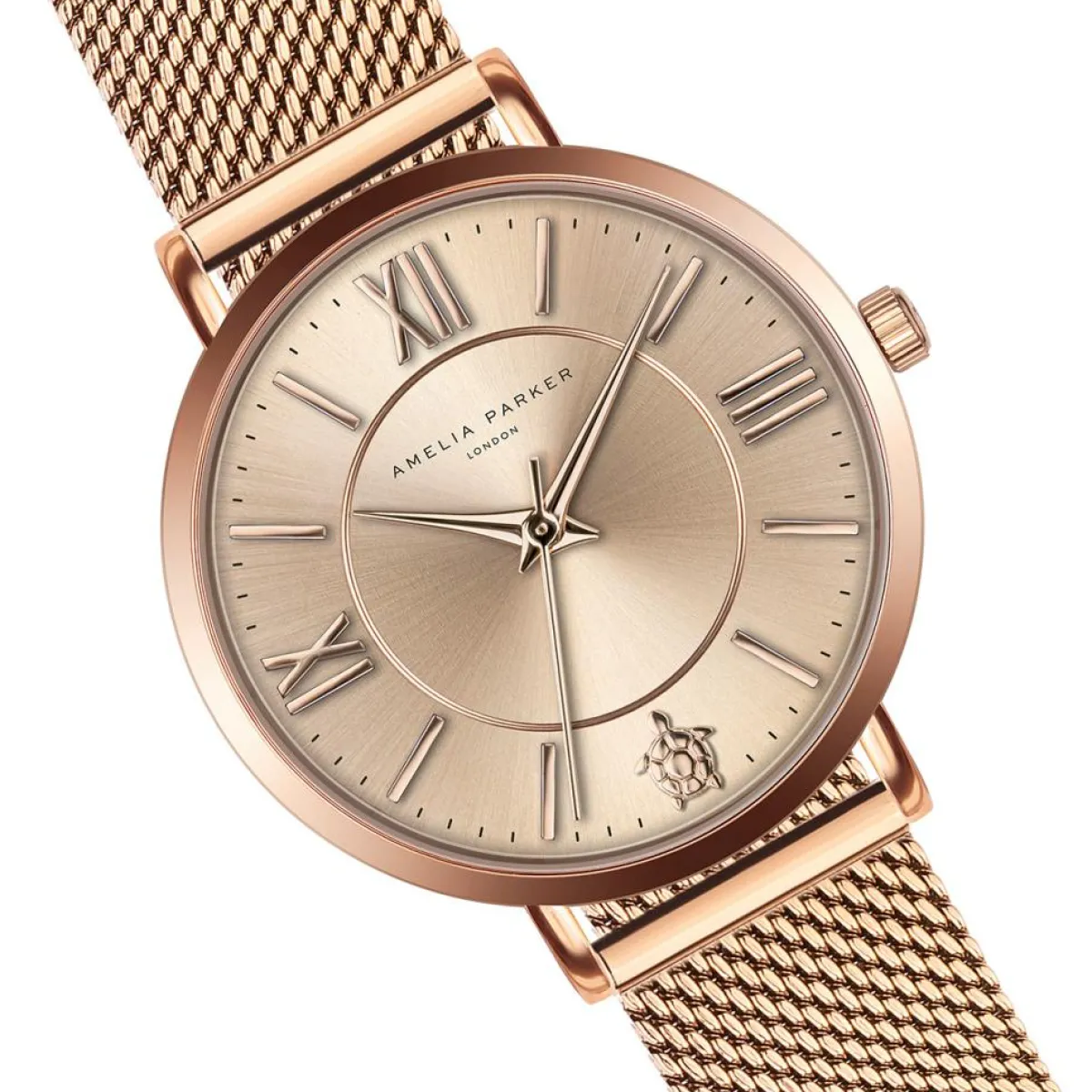 Amelia Parker Montres|Montre Femme en Acier Petite rose doré