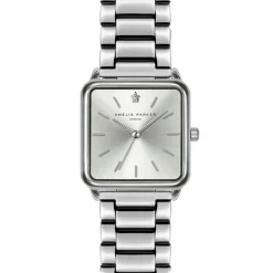 Amelia Parker Montres|Montre Femme en Acier Plaza argentée