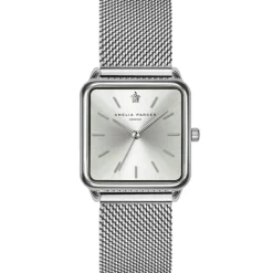 Amelia Parker Montres|Montre Femme en Acier Plaza argentée