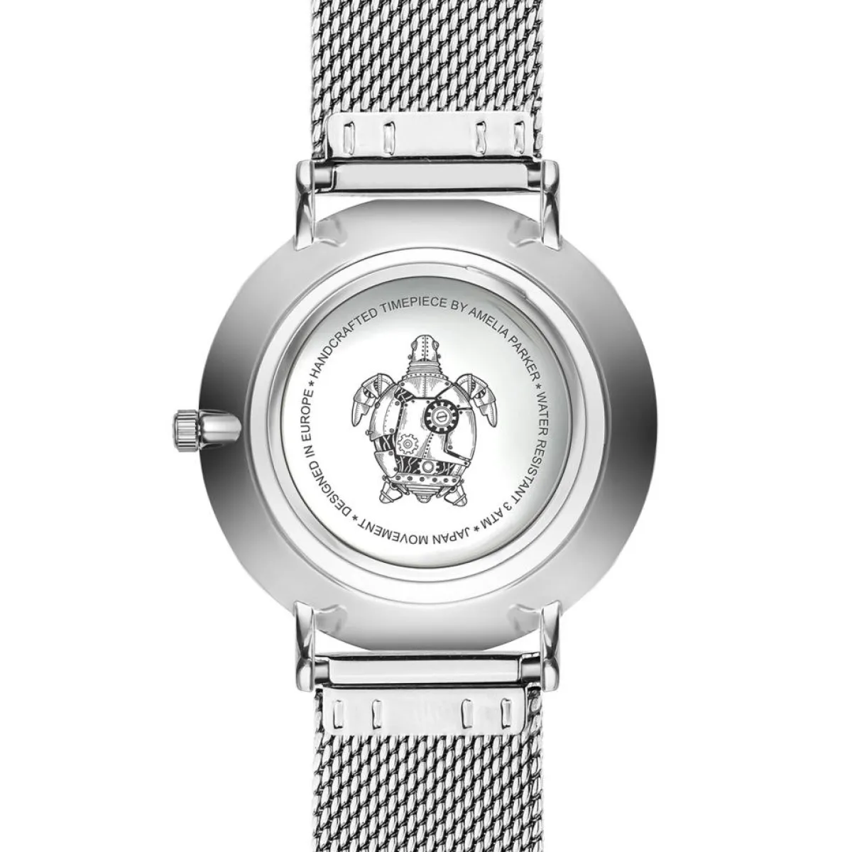 Amelia Parker Montres|Montre Femme en Acier Pure argentée