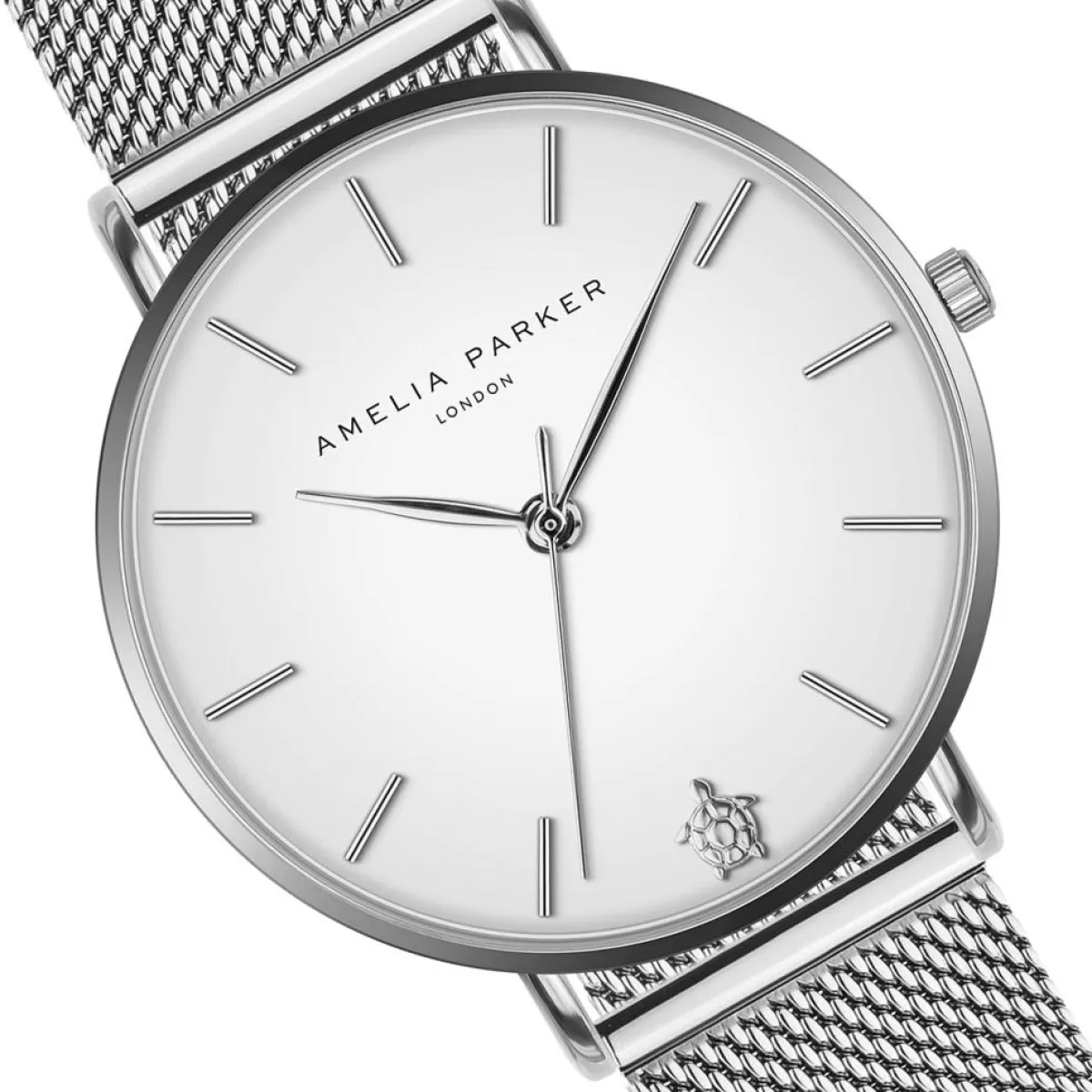 Amelia Parker Montres|Montre Femme en Acier Pure argentée