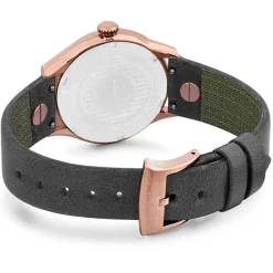 Baldinini Montres|Montre Femme en Cuir & cristaux Swarovski Adria gris foncé