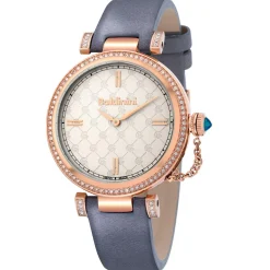 Baldinini Montres|Montre Femme en Cuir & cristaux Swarovski Dona grise