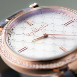 Baldinini Montres|Montre Femme en Cuir & cristaux Swarovski Dona grise