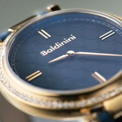 Baldinini Montres|Montre Femme en Cuir & cristaux Swarovski Dona bleue