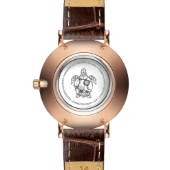 Amelia Parker Montres|Montre Femme en Cuir Petite Classique marron