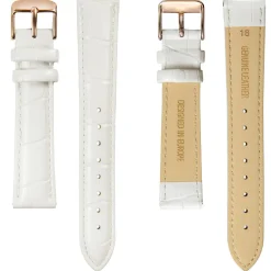 Amelia Parker Montres|Montre Femme en Cuir Rose Turtle blanche