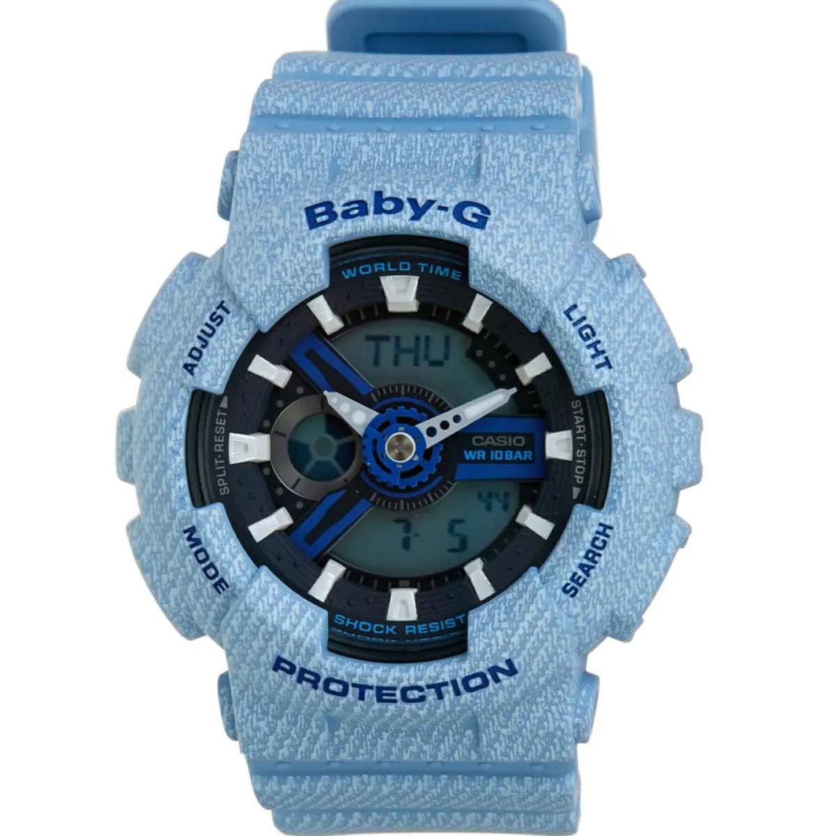 Baby-G Montres|Montre Femme en Résine bleu ciel