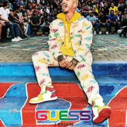 Guess Montres|Montre Femme en Silicone X J Balvin transparente/multicolore