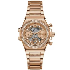 Guess Montres|Montre Femme Fusion en Acier rose doré
