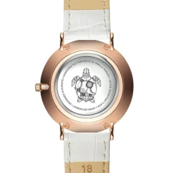 Amelia Parker Montres|Montre Femme Gold Sky en Cuir blanche