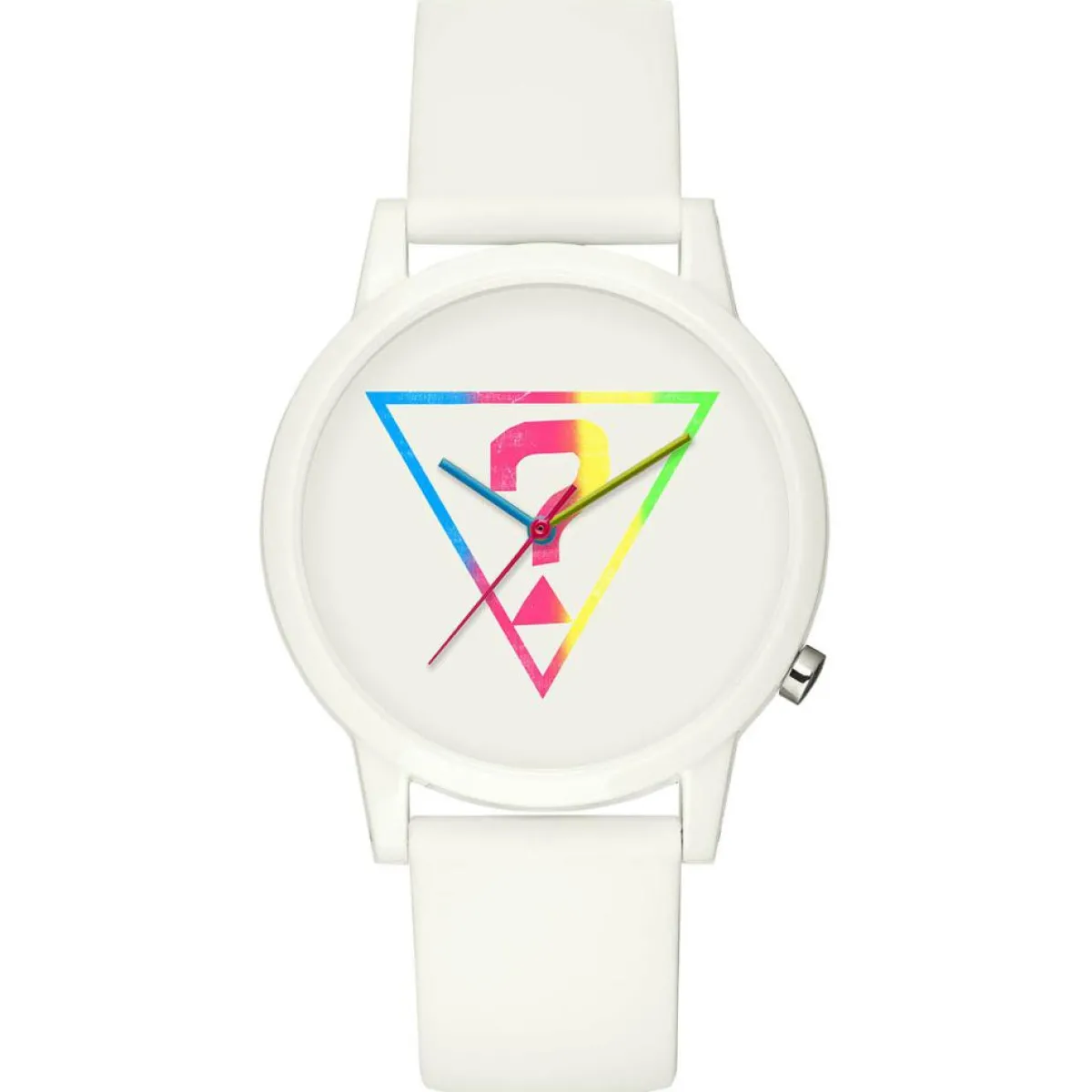 Guess Montres|Montre Femme Hollywood en Silicone blanche