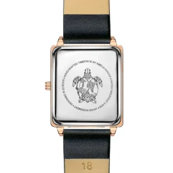 Amelia Parker Montres|Montre Femme Joyful Journey en Cuir noire