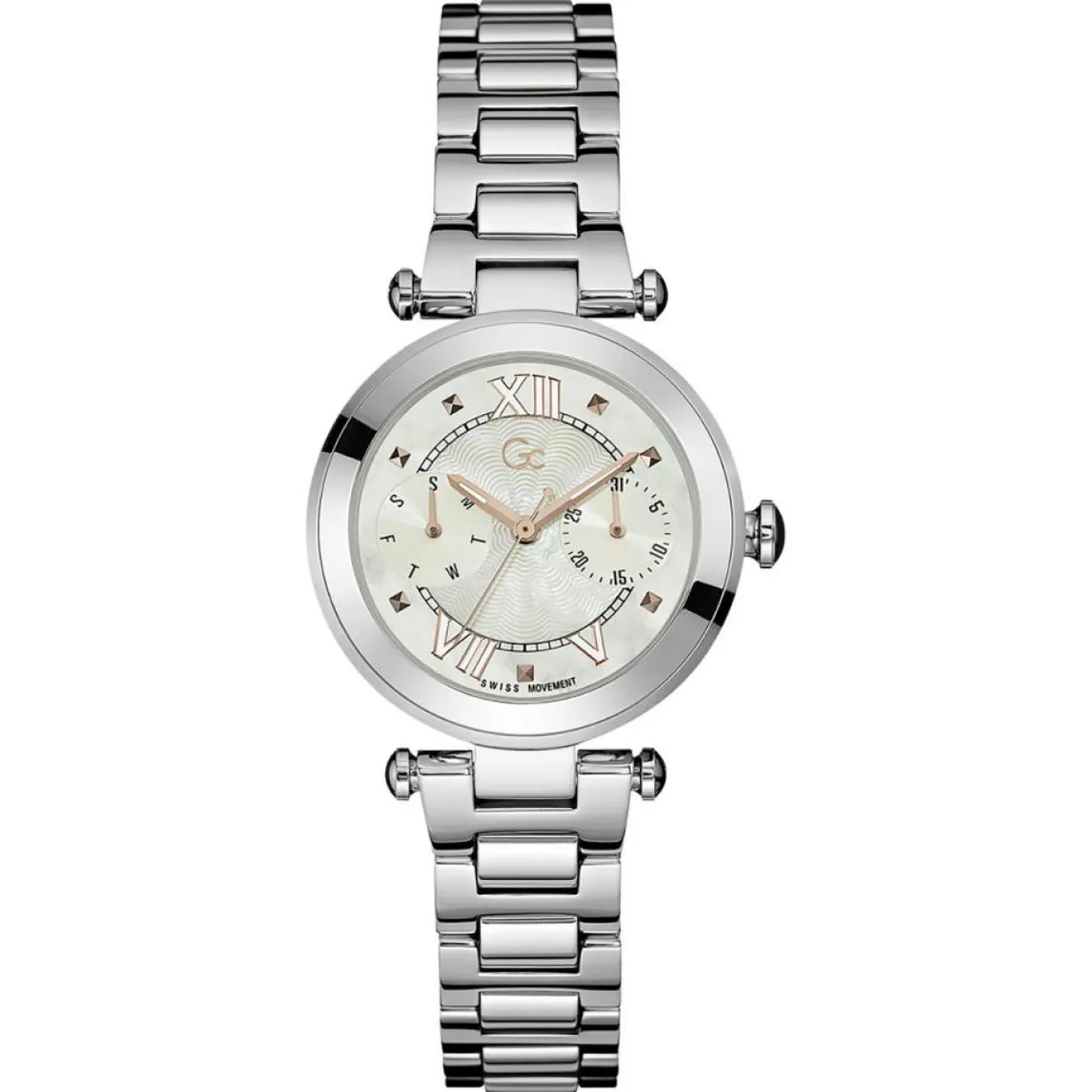 Guess Collection Montres|Montre Femme Lady Chic en Acier argentée