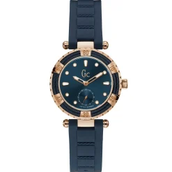 Guess Collection Montres|Montre Femme Lady Diver Silicone en Silicone bleue