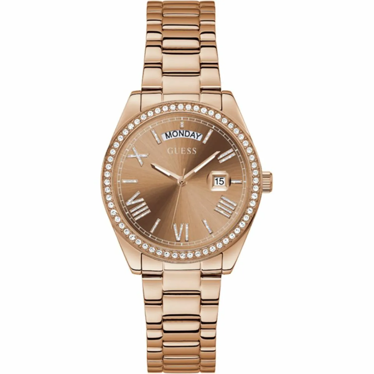 Guess Montres|Montre Femme Luna en Acier rose