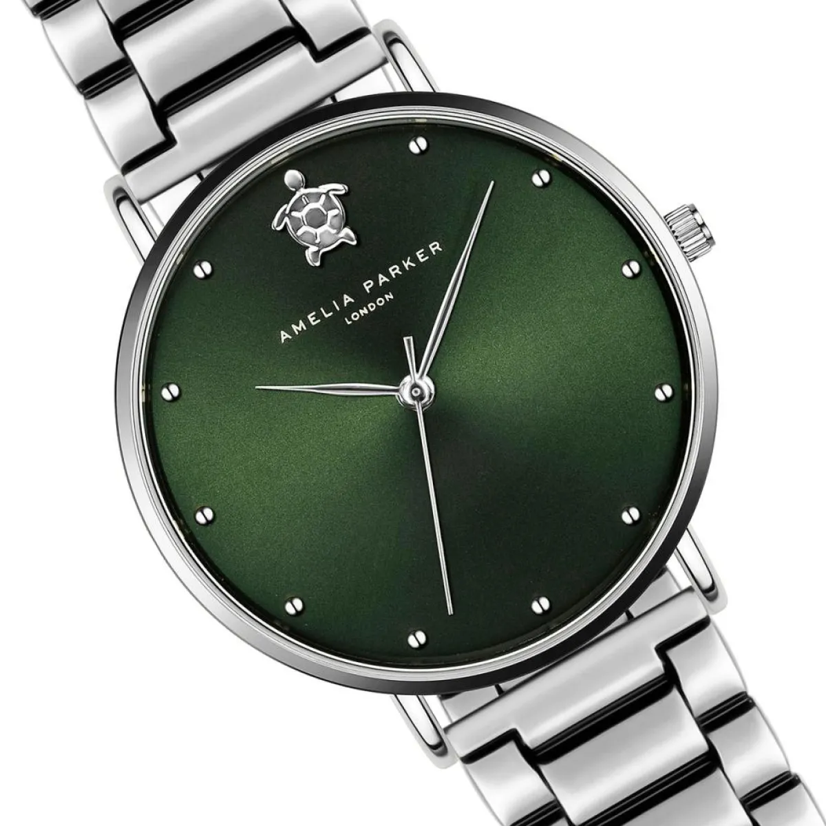 Amelia Parker Montres|Montre Femme Maya Bay en Acier argentée