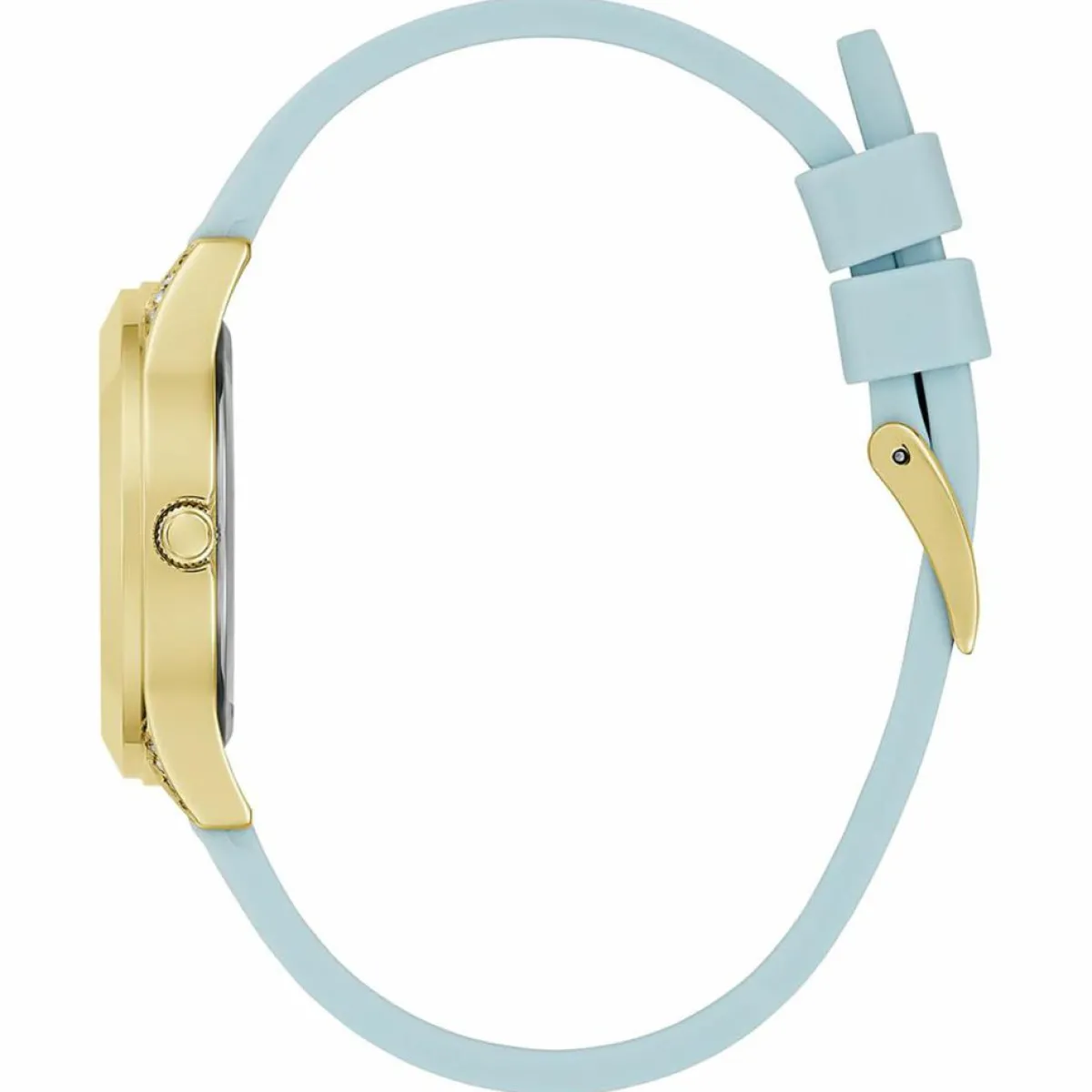 Guess Montres|Montre Femme Mini Wonderlust en Silicone bleue