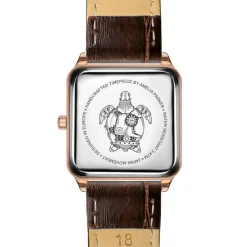 Amelia Parker Montres|Montre Femme Night Plaza en Cuir marron