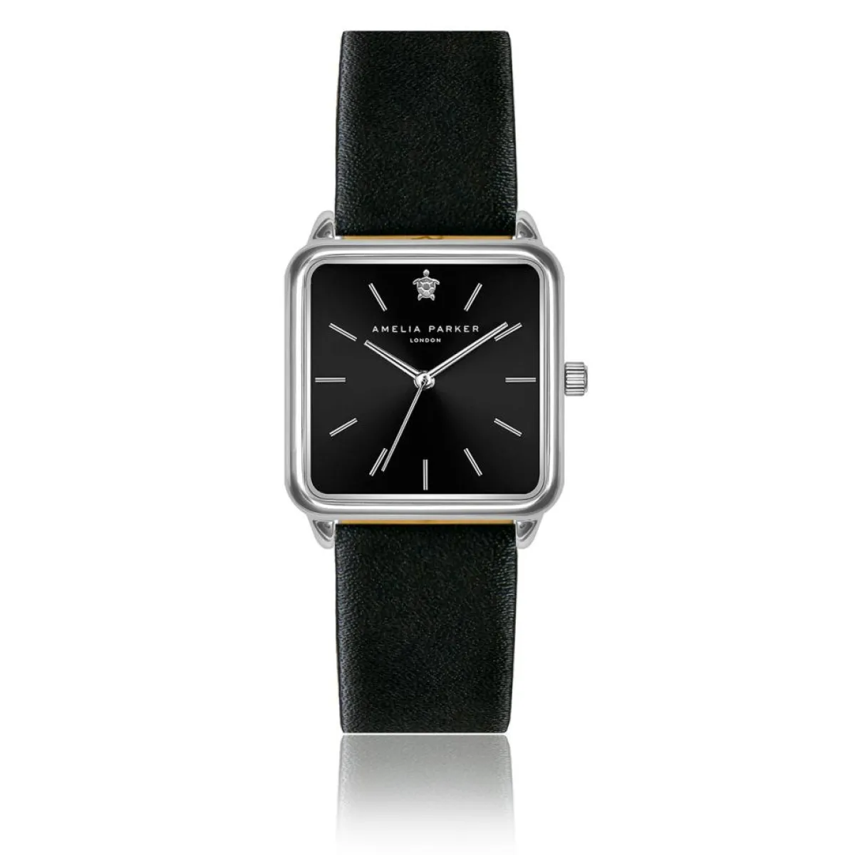Amelia Parker Montres|Montre Femme Night Voyage en Cuir noire