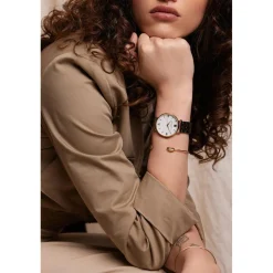 Amelia Parker Montres|Montre Femme Pearl of the Sea en Acier doré/argenté