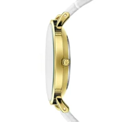 Amelia Parker Montres|Montre Femme Pearl of the Sea en Cuir blanche