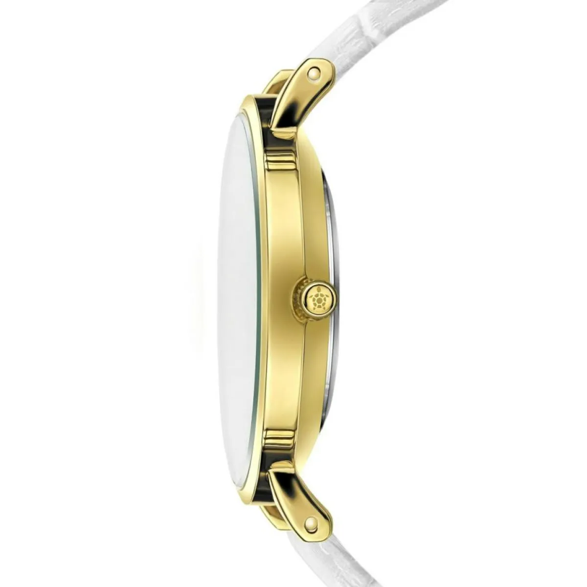 Amelia Parker Montres|Montre Femme Pearl of the Sea en Cuir blanche