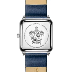 Amelia Parker Montres|Montre Femme Plaza en Cuir bleu foncé