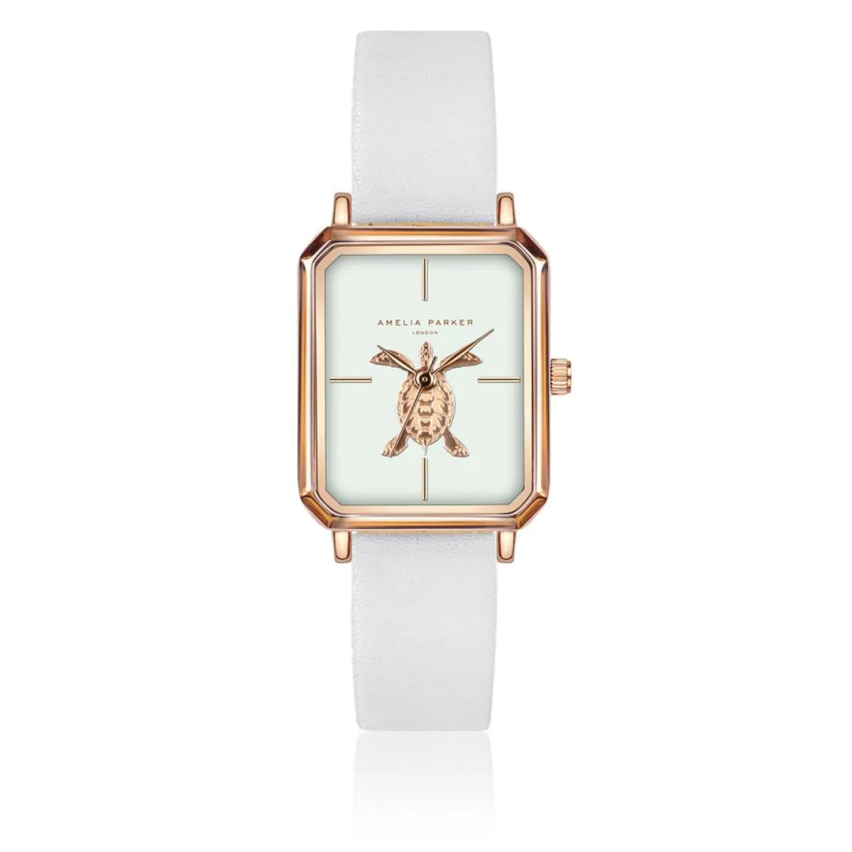 Amelia Parker Montres|Montre Femme Serenity en Cuir blanche