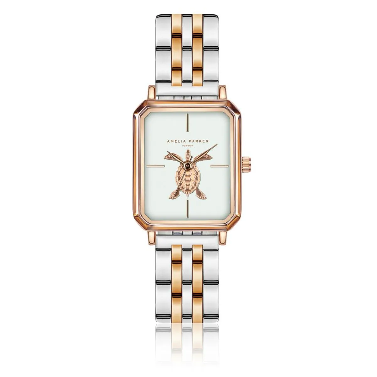 Amelia Parker Montres|Montre Femme Serenity en Acier rose doré/argenté