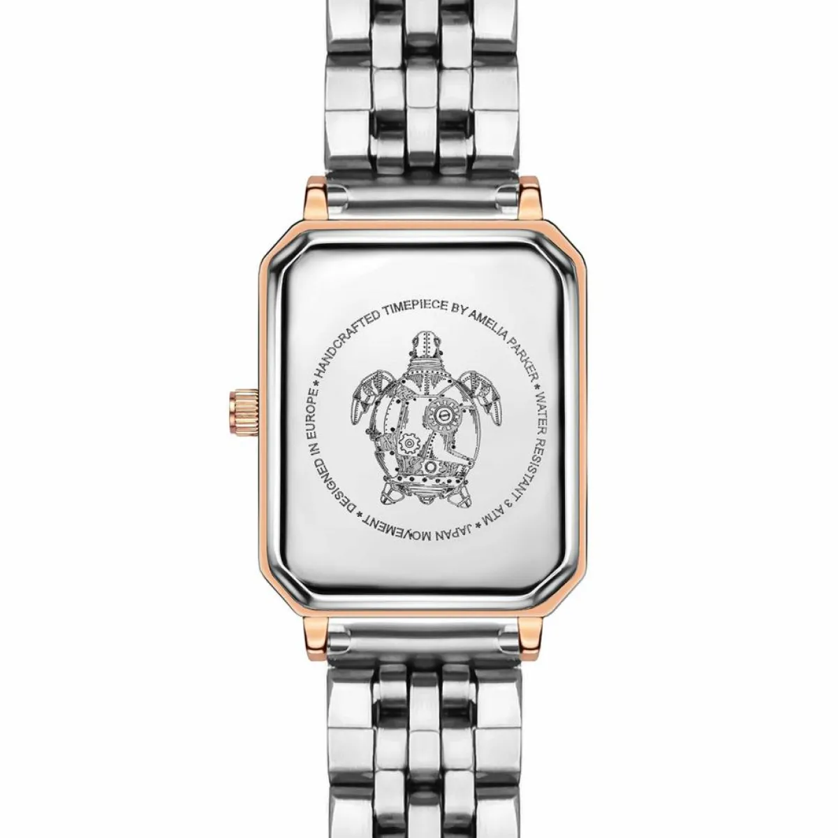 Amelia Parker Montres|Montre Femme Serenity en Acier rose doré/argenté