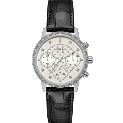 Guess Montres|Montre Femme Sunny en Cuir noire