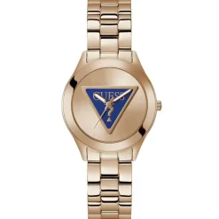Guess Montres|Montre Femme Tri Plaque en Acier rose doré
